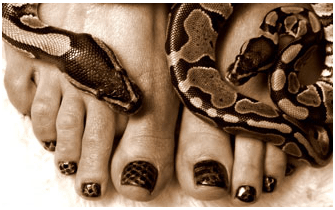 Snakeskin Pedicure