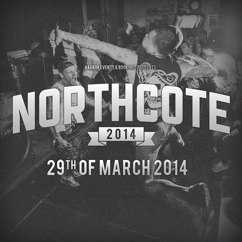 Line-up hardcore festival Northcote compleet
