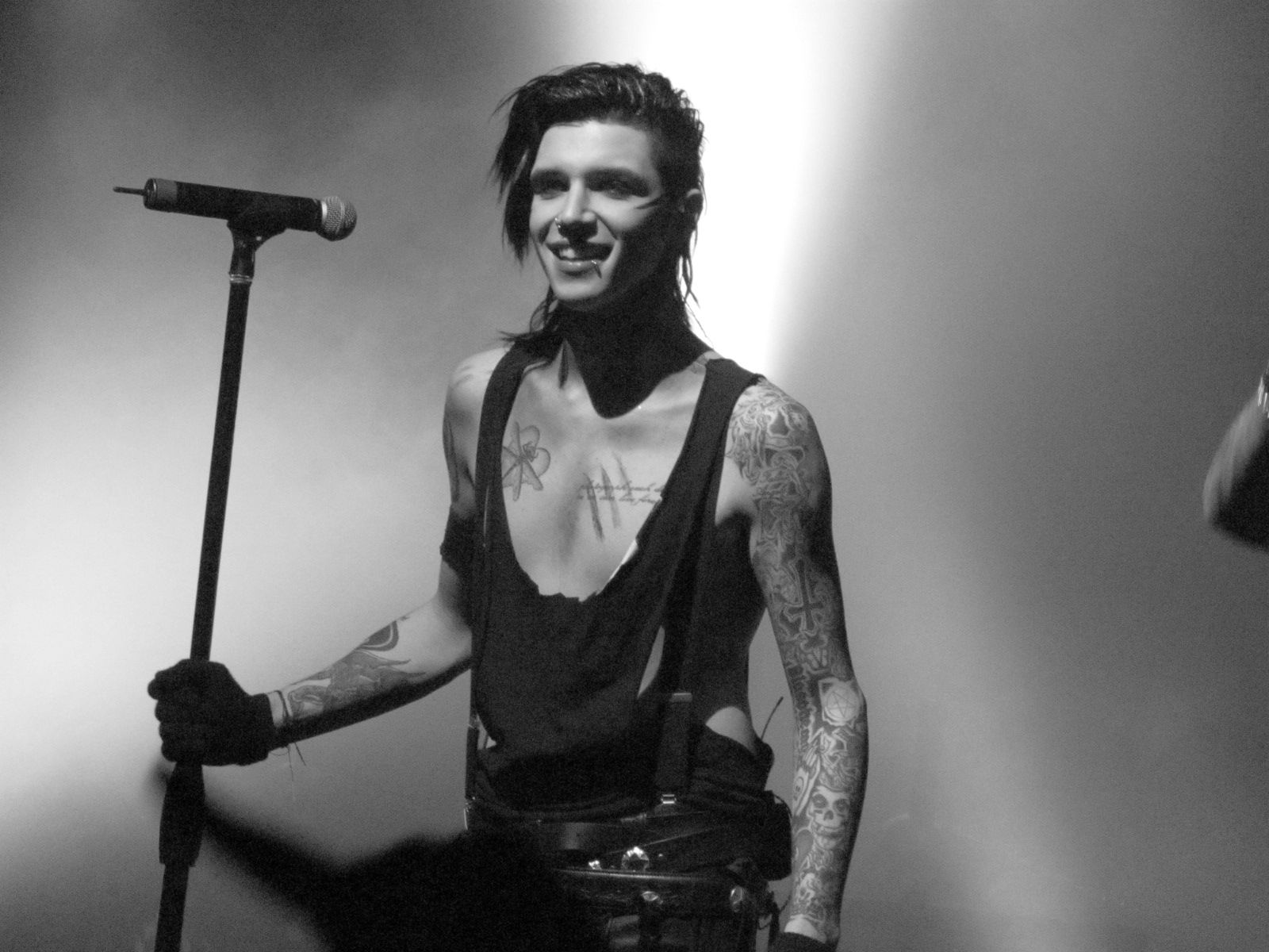 Andy Biersack afgelopen zaterdag getrouwd