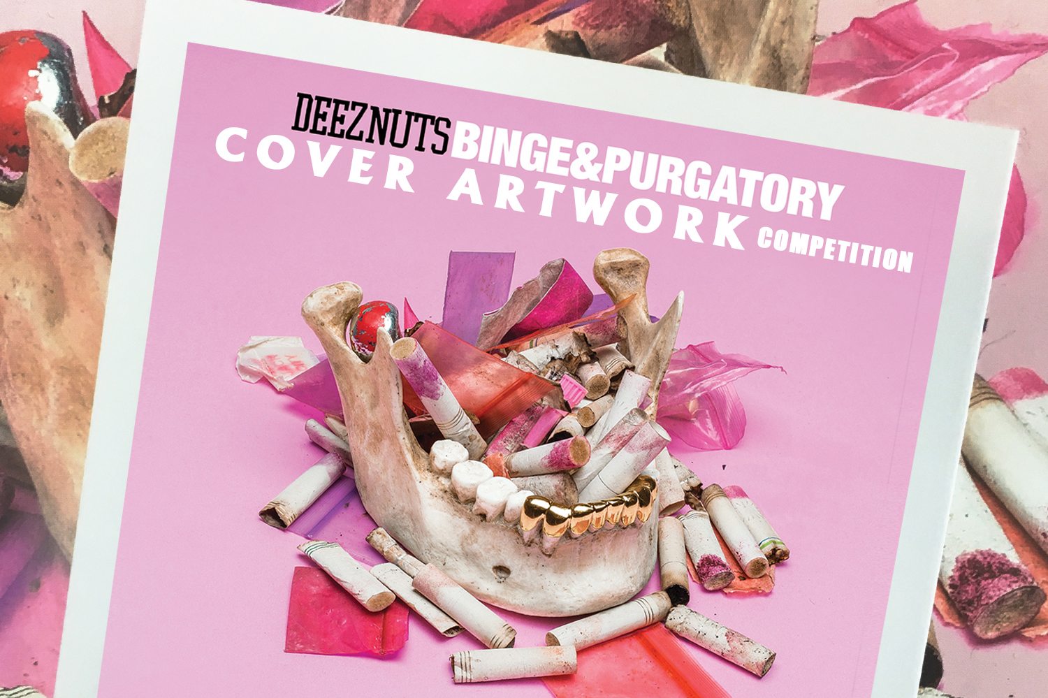 Win exclusieve prijzen van Deez Nuts met jouw Binge & Purgatory-artwork